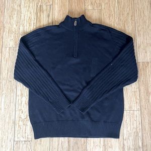 Men’s Oscar De La Renta Black Sweater in XL